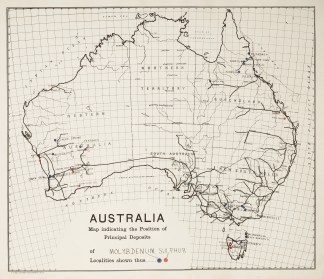 Australia Map Indicating the Position of… Australia (General)