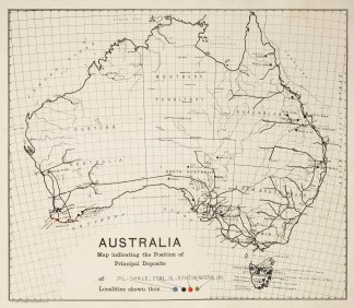 Australia Map Indicating the Position of… Australia (General)