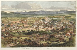 The Township of Stawell, Victoria. Regional