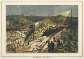 The Swan-Street Station Works by Electric Light.