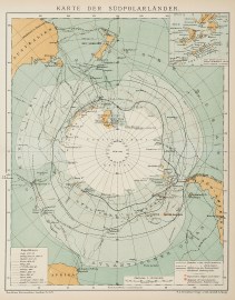 Karte der Sudpolarlander