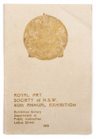 Royal Art Society of N.S.W. 40th Annual … RARE BOOKS