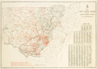 Sketch Map of New South Wales Shewing Ra… New South Wales
