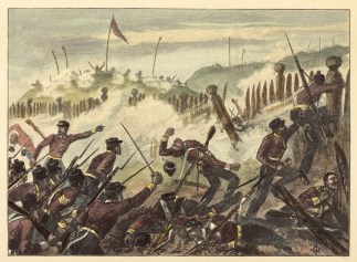 Attack on the Maori “Pah” at… MILITARY