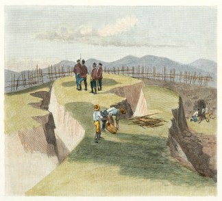 The Gate Pah after the Conflict. Maori