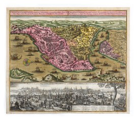 Constantinopolis amplissima potentissima et magnificentissima urbs et fedes Imperatoris Trucici in Provincia Romania ad Bosphorum Thraciae sita