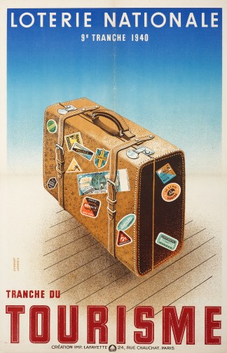Loterie Nationale 9E Tranche 1940  Advertising