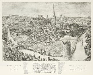 Bird’s Eye View of Norwich. The Me… BRITISH ISLES Bird’s Eye View of Norwich. The Me… BRITISH ISLES