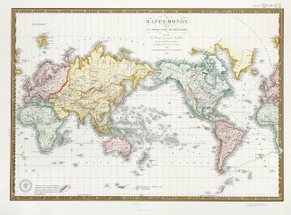 Mappe Monde suv La Projection de Mercato… WORLD