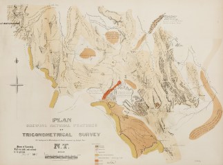 Plan Shewing Natural Features of Trigono… Northern Territory