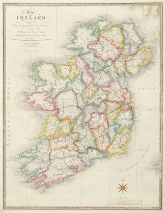 A Map of Ireland divided into Provinces … Ireland