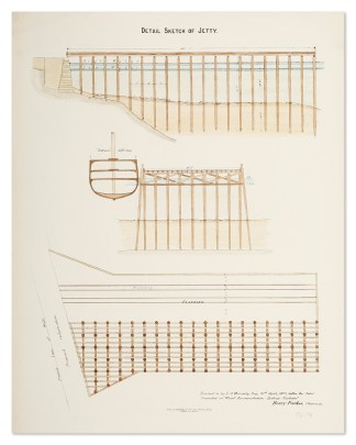 Detailed Sketch of Jetty. Sydney