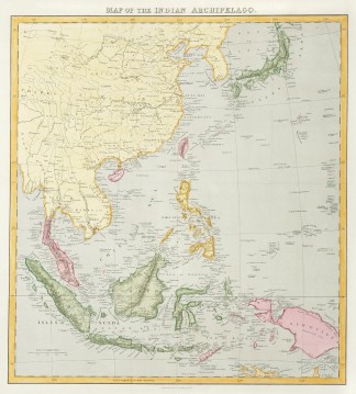 Map of the Indian Archipelago. Indonesia, East Indies