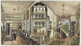 Exterior and Interior Views of Mr. Spencer's new premises, Wynyard Square, Sydney.