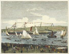 National Regatta, Anniversary Day - View from Fort Macquarie