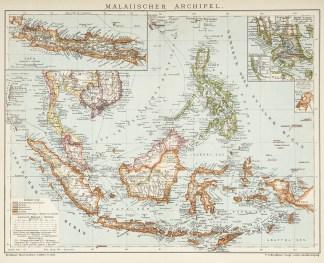 Malaiischer Archipel. MAPS & GLOBES