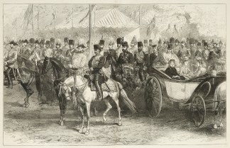 The Queen and the Sha at the Review in W… Iran (Persia) & Iraq