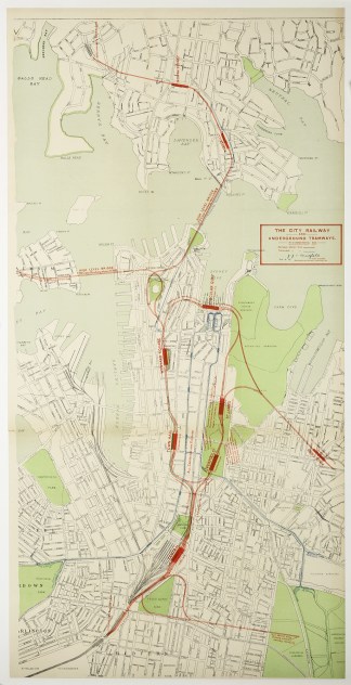 The City Railway and Underground Tramway… Town Plans