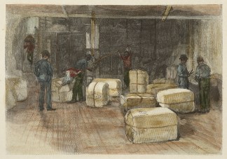 Wool Pressing. Australiana (General)