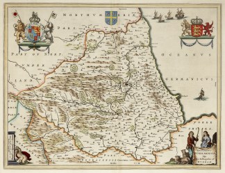 Episcopatus Dunelmensis Vulgo The Bishop… England