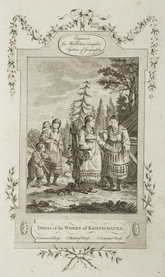 Dress of the Women of Kamtschatka. Russia