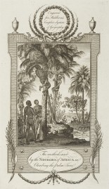 The Methods used by the Negroes of Africa in Climbing the Palm Tree.