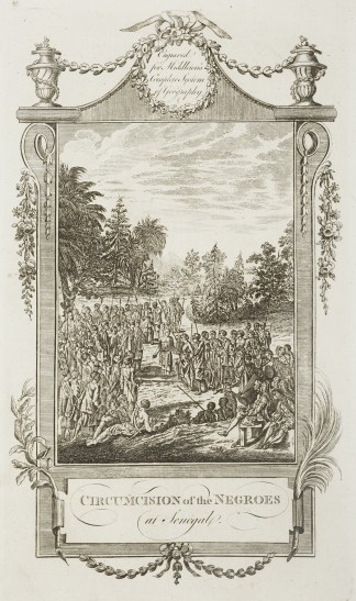 Circumcision of the Negroes at Senegal. AFRICA