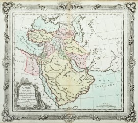 Carte des pays et Principaux Lieux Holy Land
