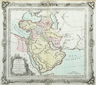 Carte des pays et Principaux Lieux Holy Land