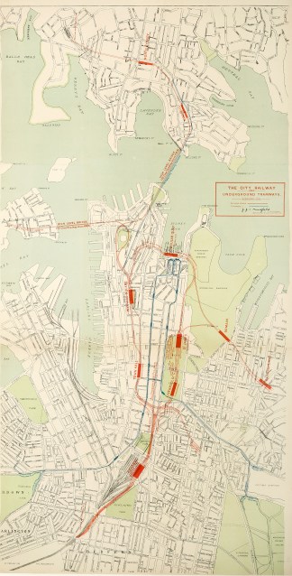 The City Railway and Underground Tramway… Town Plans