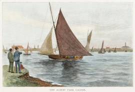 The Albert Park Lagoon.