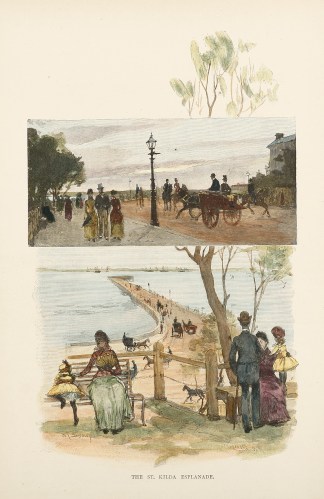 The St. Kilda Esplanade. Melbourne