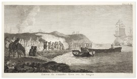 Entrevue du Commodore Byron avec les Patagons.