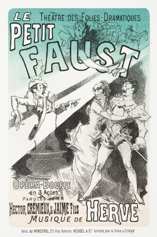 Le Petit Faust Opera-Bouffe Advertising