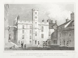 The Interior Quadrangle of the Castle, Edinburgh.