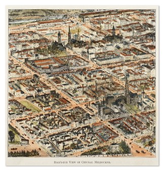 Bird’s-eye View of Central Melbour… Melbourne