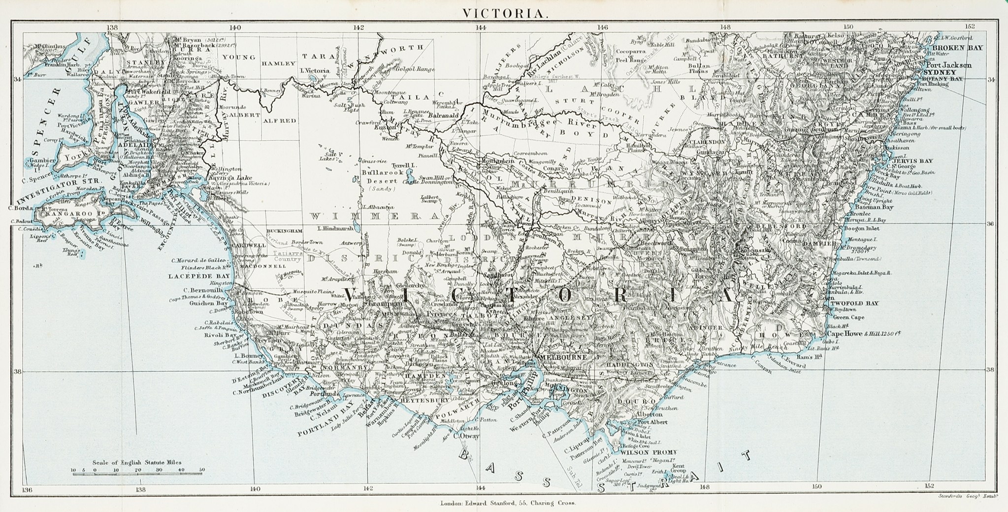 Victoria. - Antique Print Map Room