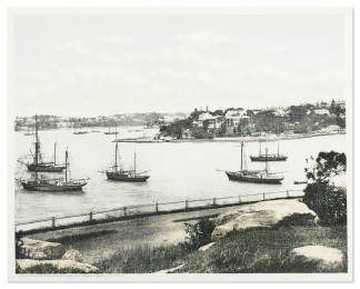 Pott's Point from Domain, Sydney. - Antique View from 1890