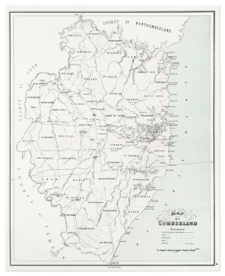 Map of Cumberland. New South Wales