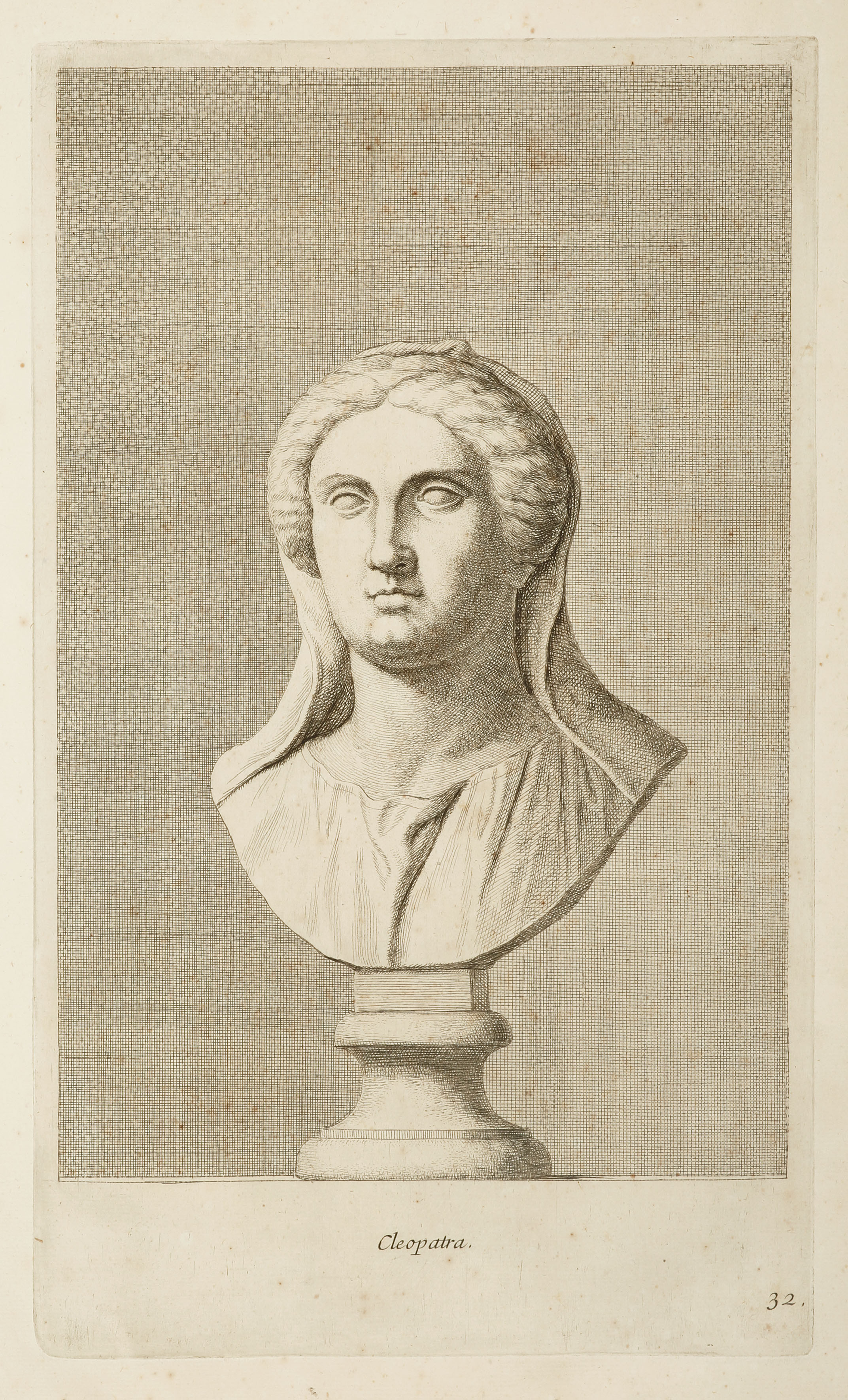 Cleopatra - Antique Print from 1671