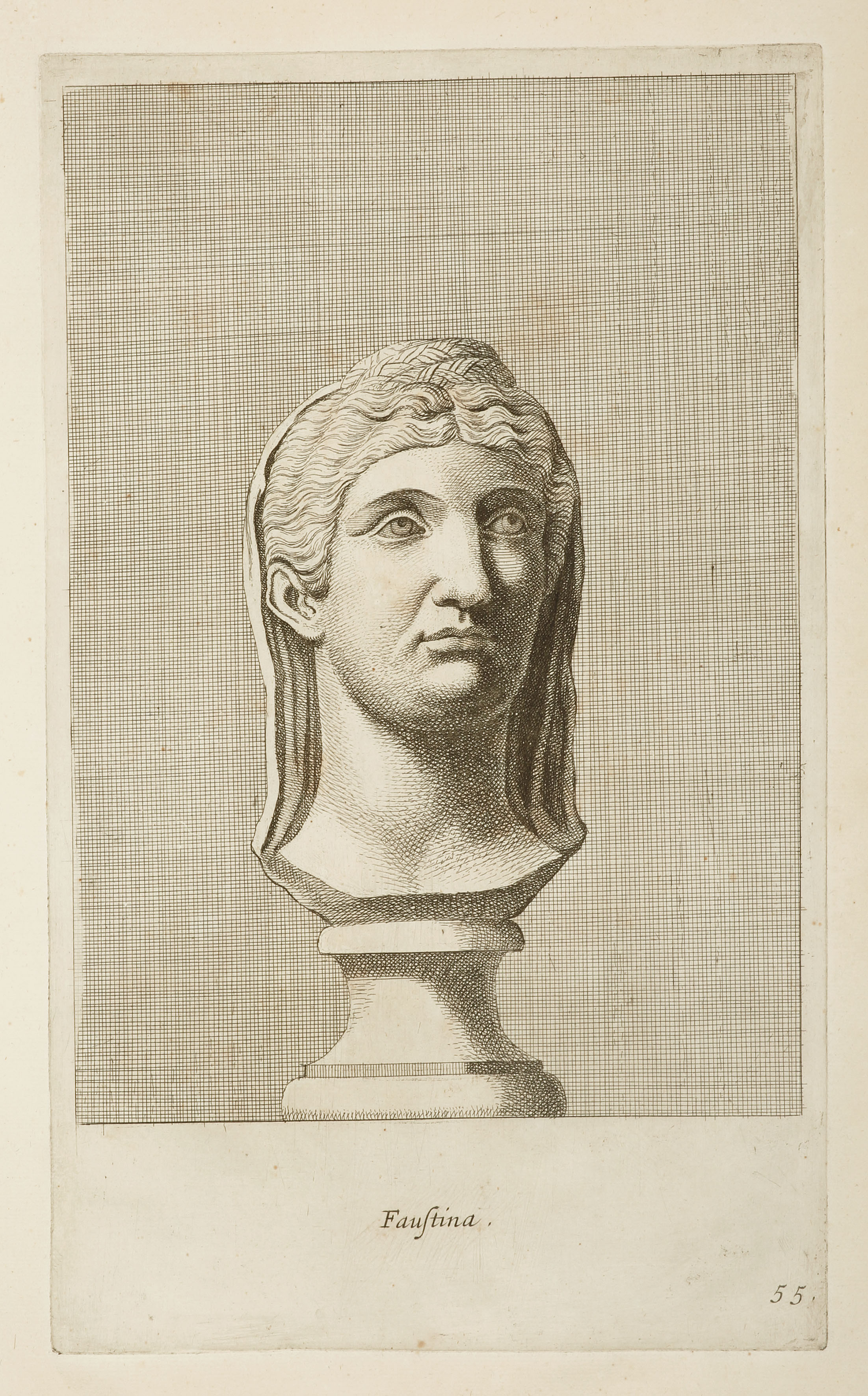 Faustina - Antique Print from 1671