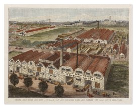 Messers. John Sharp and Sons’ Australian Saw and Mouldings Mills and Factory, City Road, South Melbourne. Victoria - Melbourne