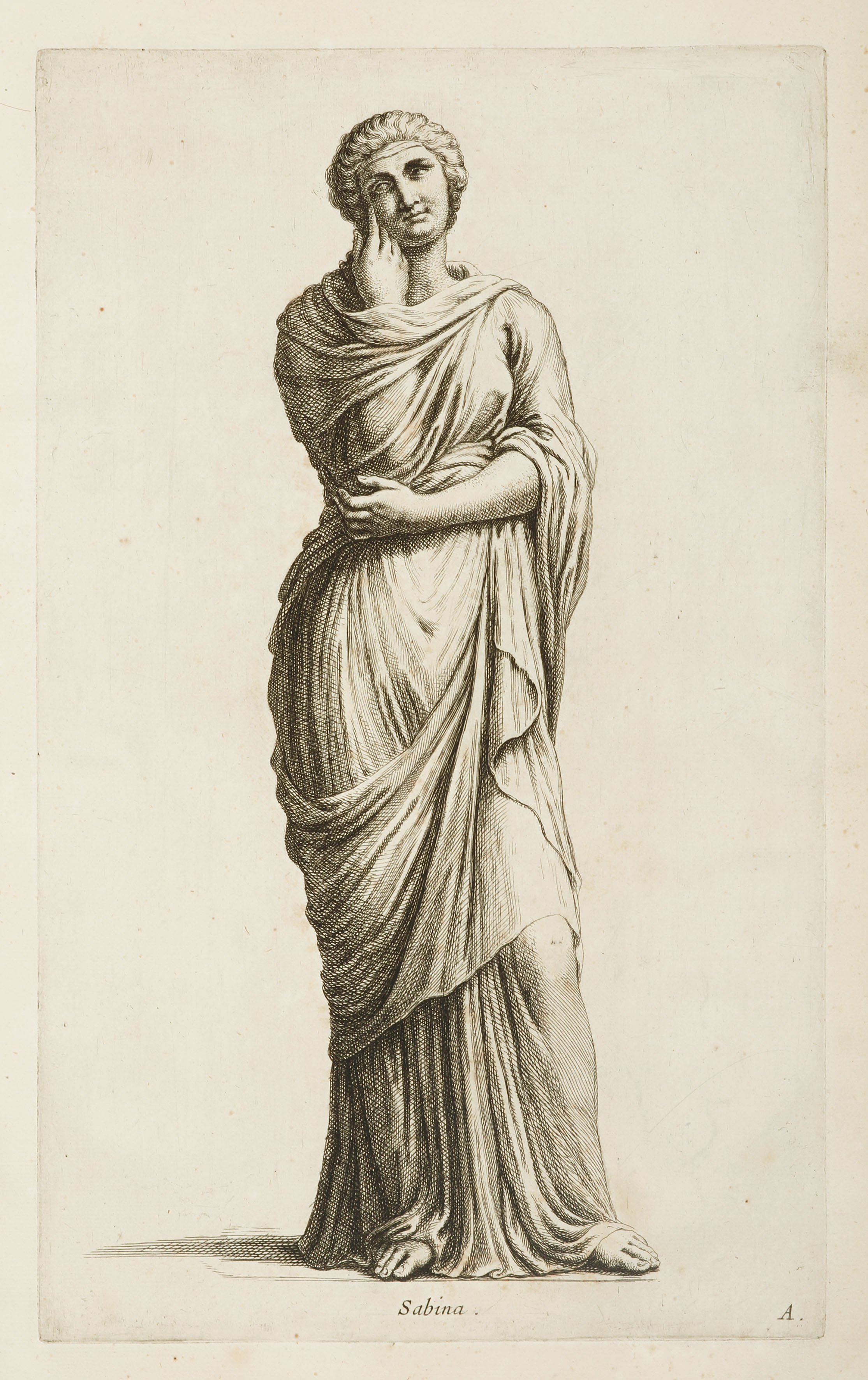 Sabina - Antique Print from 1671