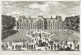 La Veue du Chasteau de Meudon du coste du Jardin. Architecture La Veue du Chasteau de Meudon du coste du Jardin.