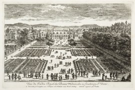 Veiie du Jardin Royal des Plantes Medecinales au fauxbourg st. Victor. Architecture Veiie du Jardin Royal des Plantes Medecinales au fauxbourg st. Victor.