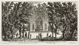 Veue et Perspectiue dune Grotte au Bout de Lattee du grand Jet d’eau a St. Cloud Architecture Veue et Perspectiue dune Grotte au Bout de Lattee du grand Jet d'eau a St. Cloud