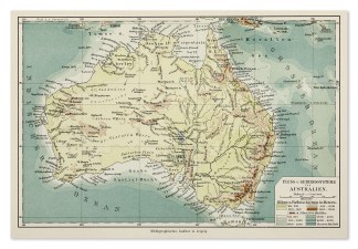 Fluss-U. Gebirgssysteme von Australien. Australia (General)