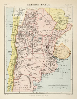 Argentine Republic. South America