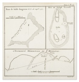 Banc de Sable dangereux Vu le 28.Sept 1767. Isles de Jofeph Freewill. L’Extremité Méridionale de Mindanao. ASIA Banc de Sable dangereux Vu le 28.Sept 1767. Isles de Jofeph Freewill. L'Extremité Méridionale de Mindanao.