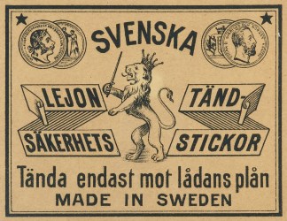 Svenska MATCHBOX LABELS